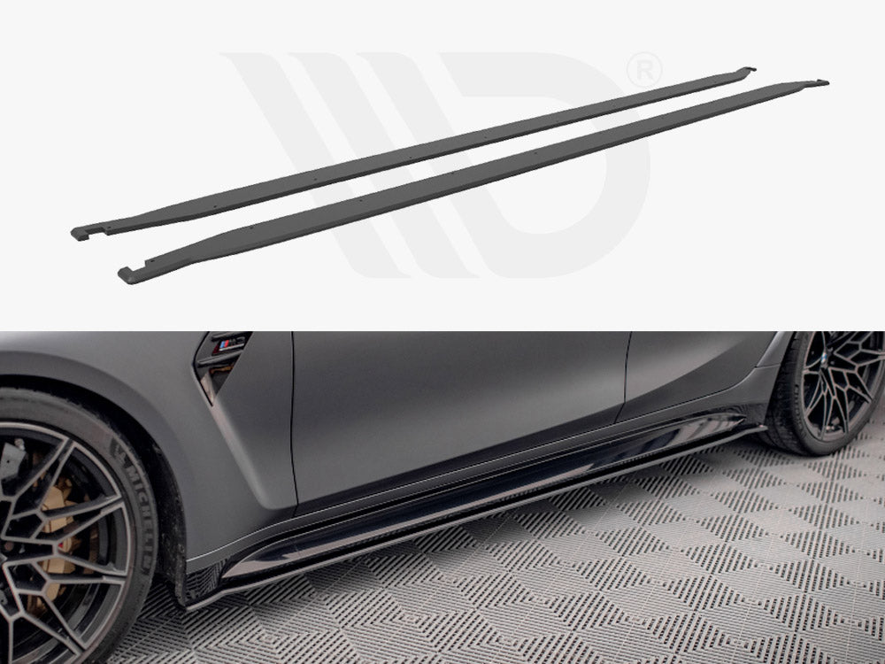 MAXTON DESIGN STREET PRO SIDE SKIRTS DIFFUSERS BMW M3 G80 (2021-)