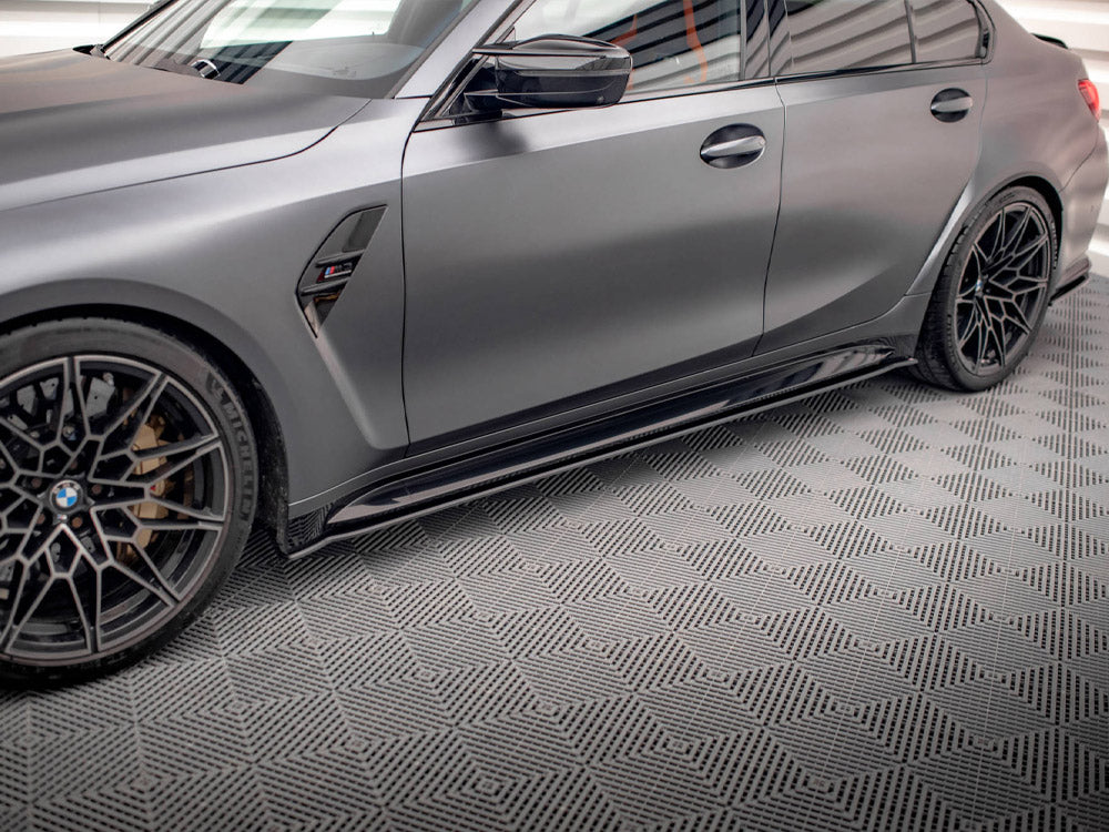 MAXTON DESIGN STREET PRO SIDE SKIRTS DIFFUSERS BMW M3 G80 (2021-)
