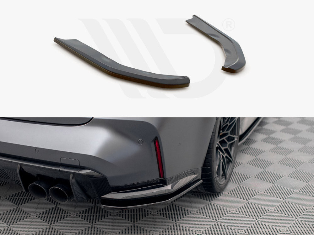 MAXTON DESIGN REAR SIDE SPLITTERS V.1 BMW M3 G80