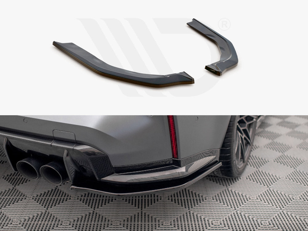 MAXTON DESIGN REAR SIDE SPLITTERS V.2 BMW M3 G80