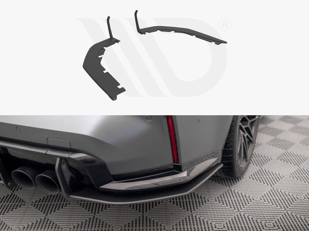 MAXTON DESIGN STREET PRO REAR SIDE SPLITTERS BMW M3 G80 (2021-)