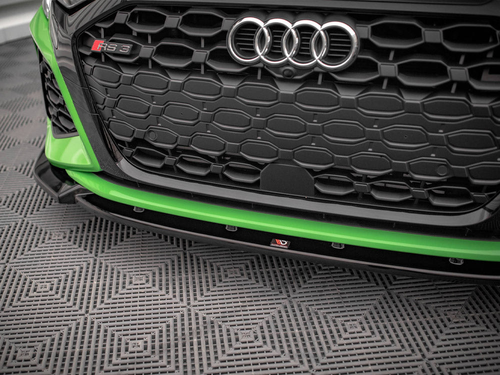 MAXTON DESIGN FRONT SPLITTER V.1 AUDI RS3 8Y