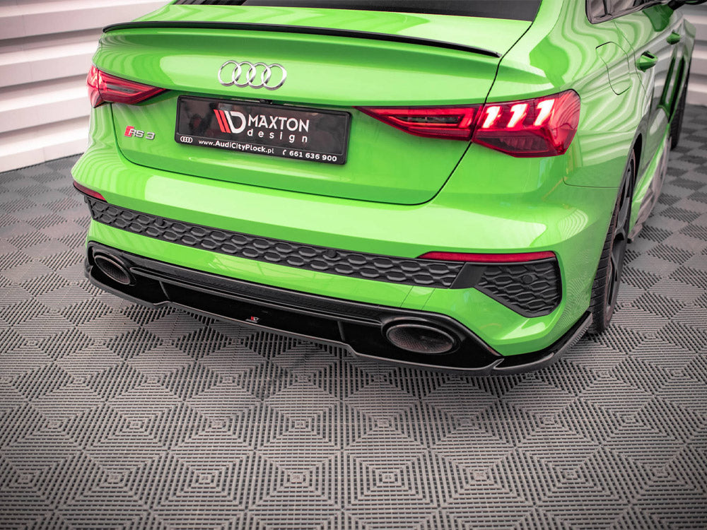 MAXTON DESIGN CENTRAL REAR SPLITTER AUDI RS3 SEDAN 8Y