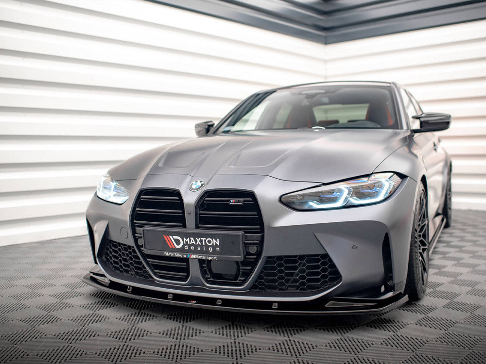 MAXTON DESIGN FRONT SPLITTER V.1 BMW M4 G82 / M3 G80 (2021-)