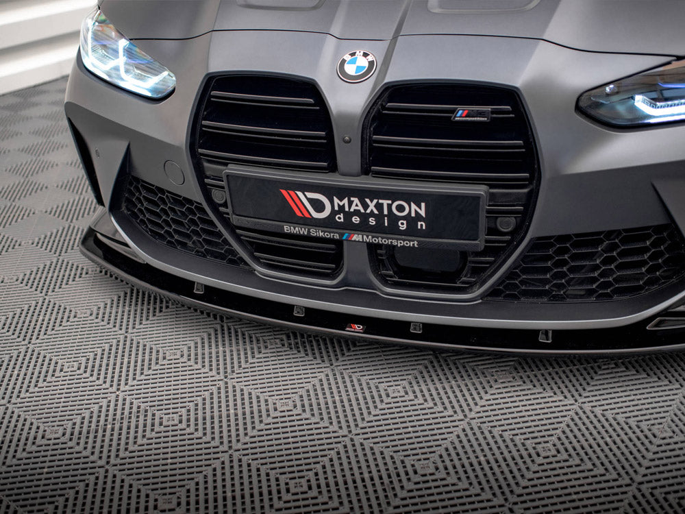 MAXTON DESIGN FRONT SPLITTER V.1 BMW M4 G82 / M3 G80 (2021-)