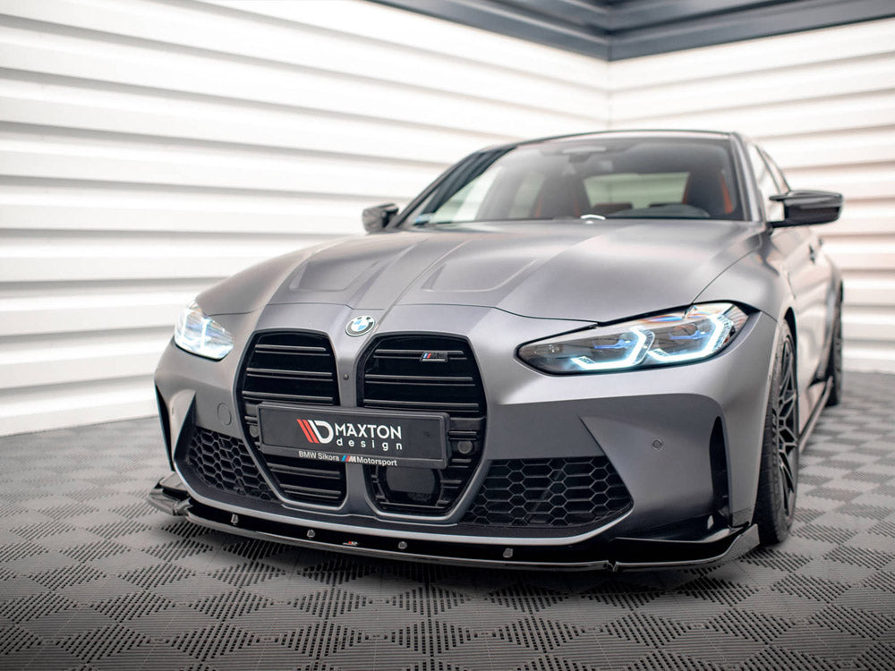 MAXTON DESIGN FRONT SPLITTER V.3 BMW M4 G82 / M3 G80 (2021-)