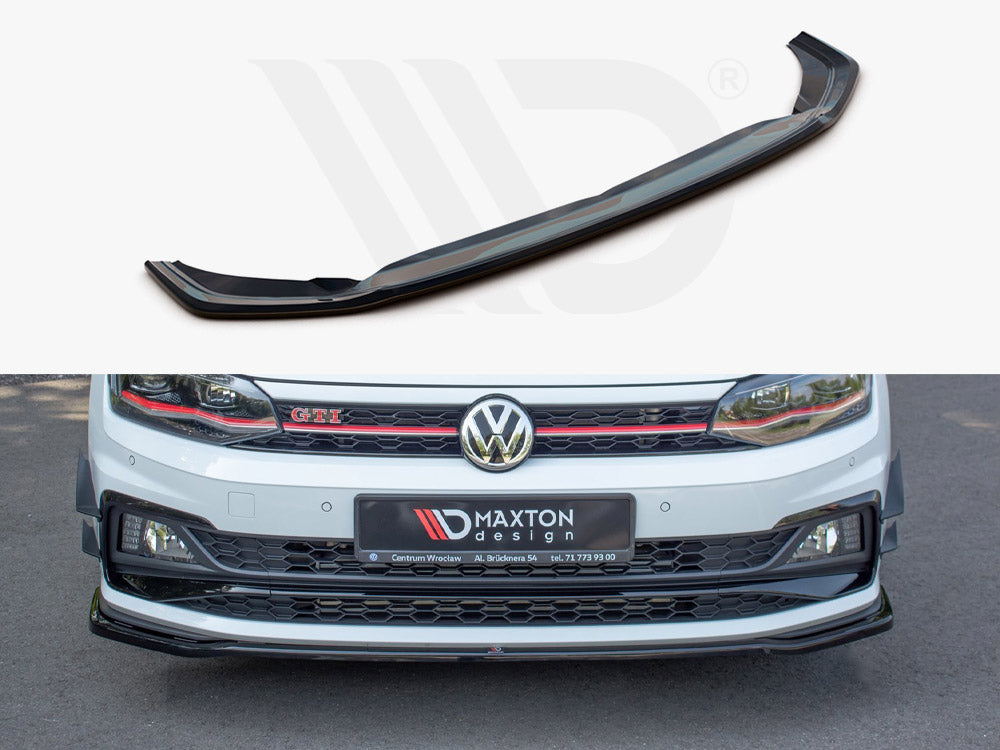 MAXTON DESIGN FRONT SPLITTER V.2 VOLKSWAGEN POLO GTI / R-LINE MK6