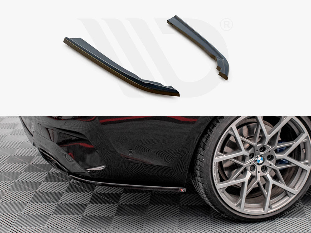MAXTON DESIGN REAR SIDE SPLITTERS V.4 BMW M340I G20 / G21