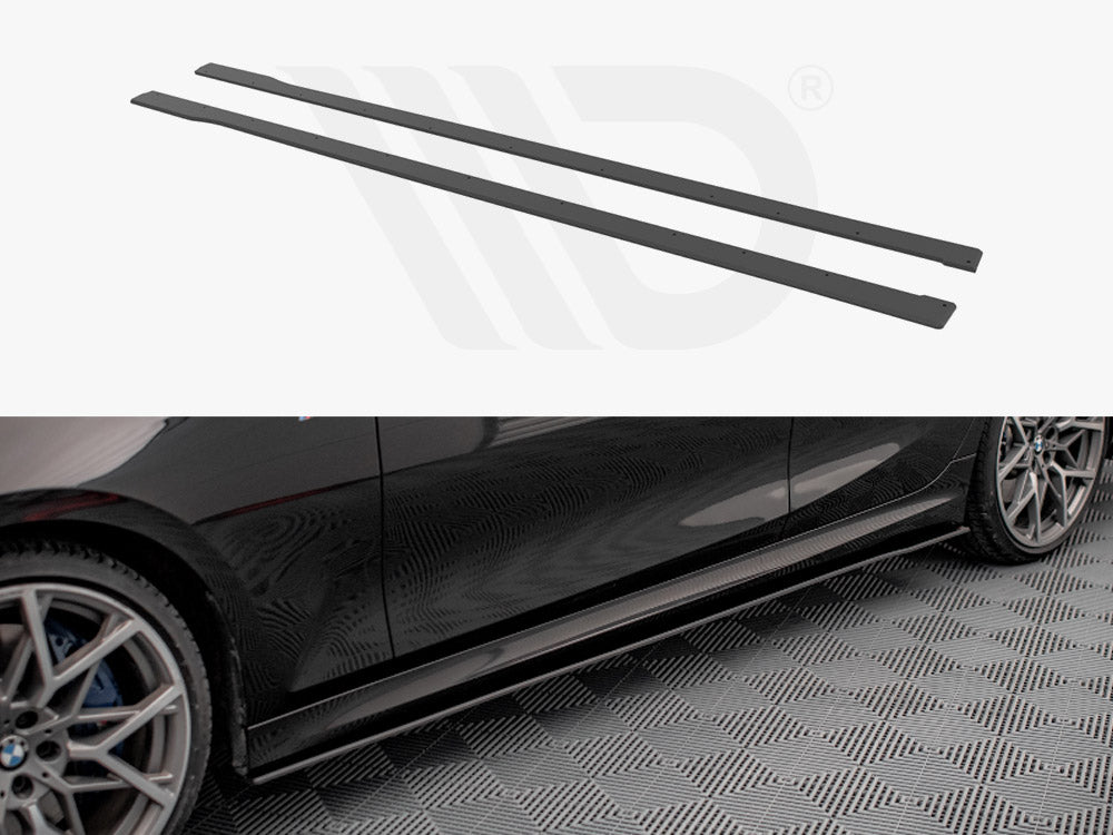 MAXTON DESIGN STREET PRO SIDE SKIRTS DIFFUSERS BMW 3 M-PACK G20 / G21
