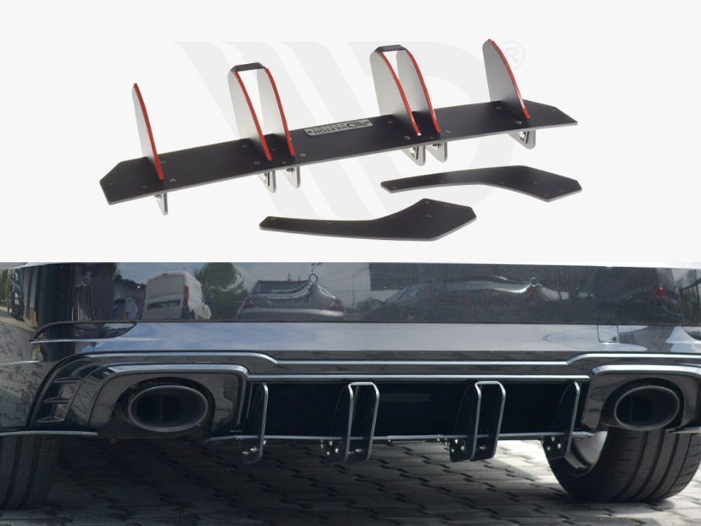 MAXTON DESIGN REAR DIFFUSER V.2 AUDI RS3 8V FL SPORTBACK