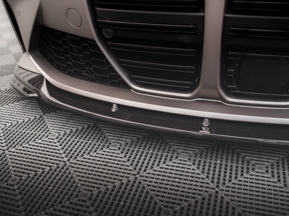 MAXTON DESIGN CARBON FIBER FRONT SPLITTER V.2 BMW M4 G82 / M3 G80