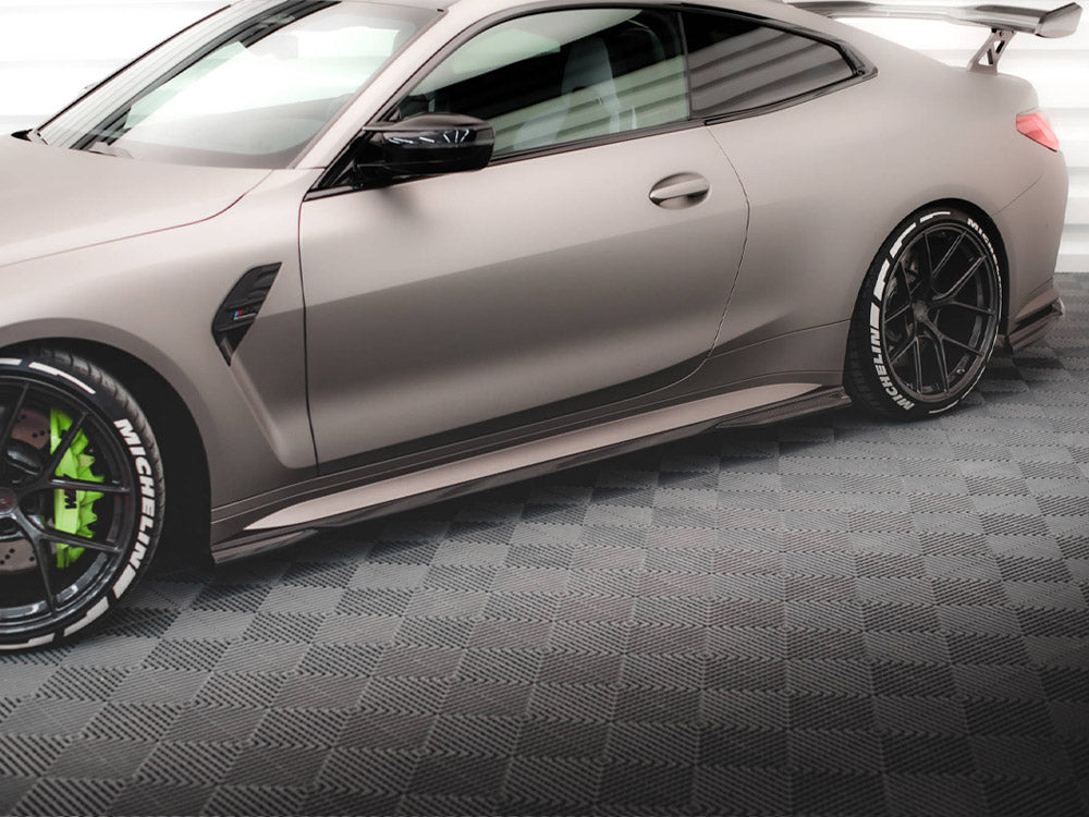 MAXTON DESIGN CARBON FIBER SIDE SKIRTS BMW M4 G82