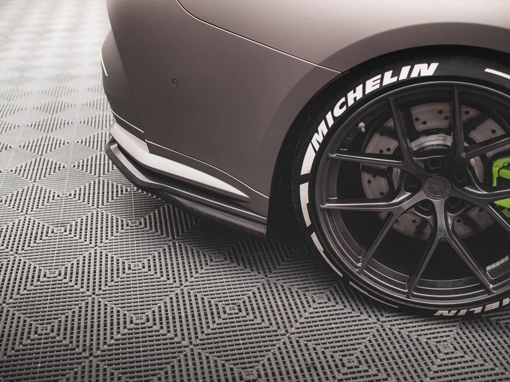 MAXTON DESIGN CARBON FIBER REAR SIDE SPLITTERS BMW M4 G82