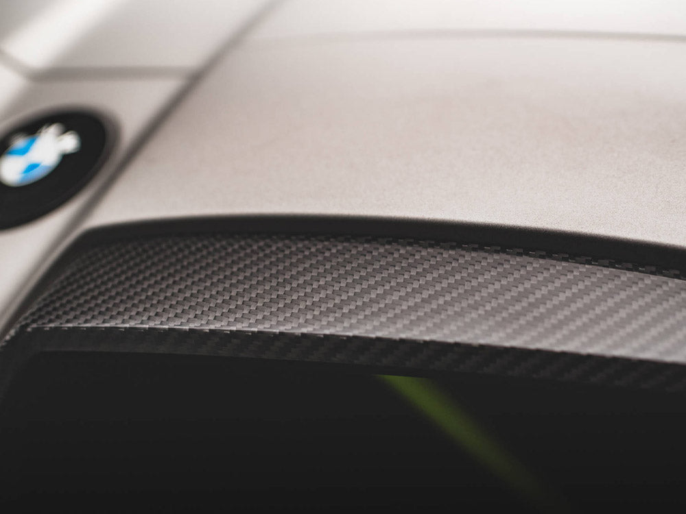 MAXTON DESIGN CARBON FIBER FRONT GRILL + LICENSE PLATE HOLDER BASE BMW M4 G82 / M3 G80