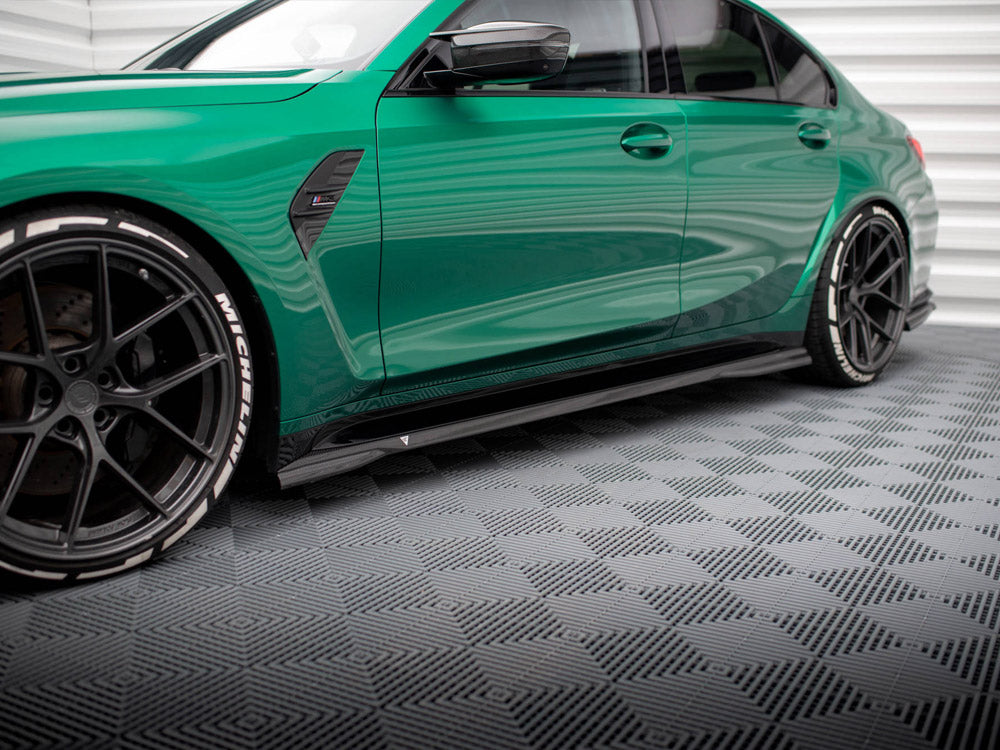 MAXTON DESIGN CARBON FIBER SIDE SKIRTS BMW M3 G80