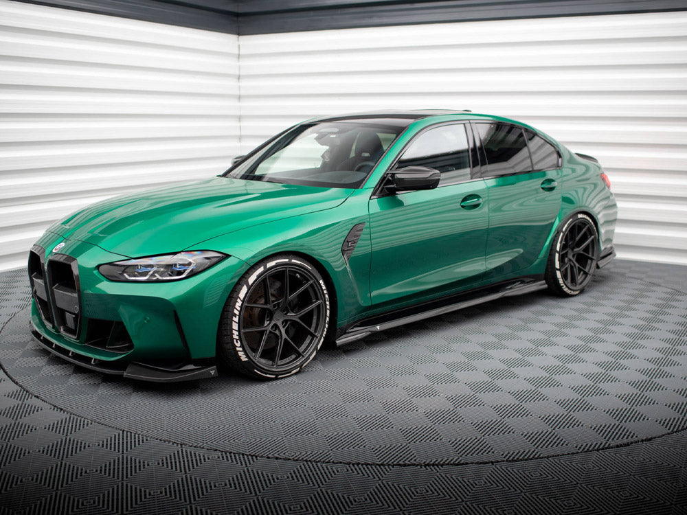 MAXTON DESIGN CARBON FIBER SIDE SKIRTS BMW M3 G80