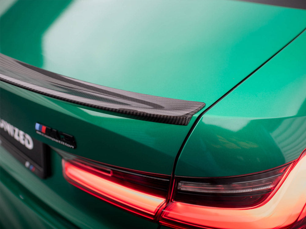 MAXTON DESIGN CARBON FIBER TAILGATE SPOILER BMW M3 G80 / M340I G20 / 3 M-PACK G20 / 3 STANDARD G20