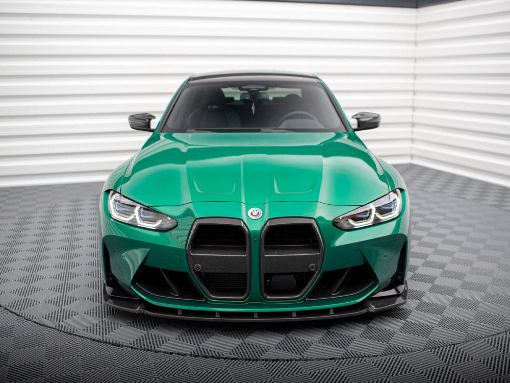 MAXTON DESIGN CARBON FIBER FRONT SPLITTER V.1 BMW M4 G82 / M3 G80