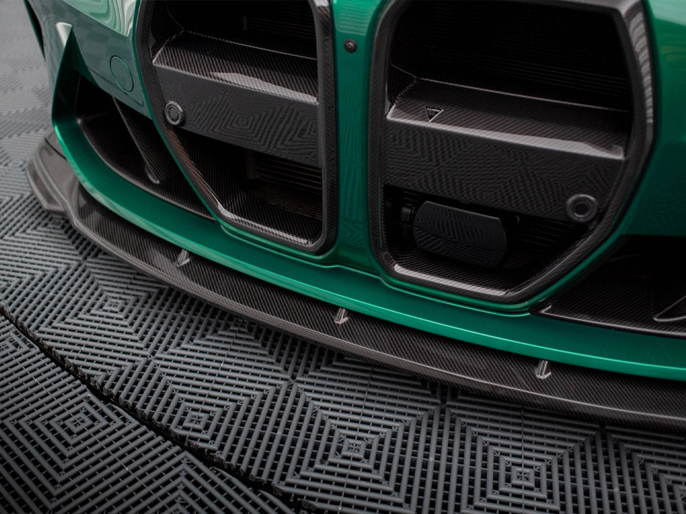MAXTON DESIGN CARBON FIBER FRONT SPLITTER V.2 BMW M4 G82 / M3 G80