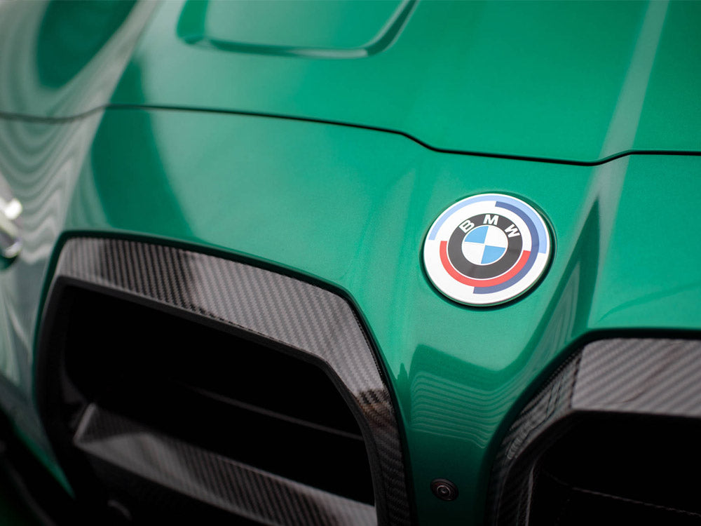 MAXTON DESIGN CARBON FIBER FRONT GRILL + LICENSE PLATE HOLDER BASE BMW M4 G82 / M3 G80