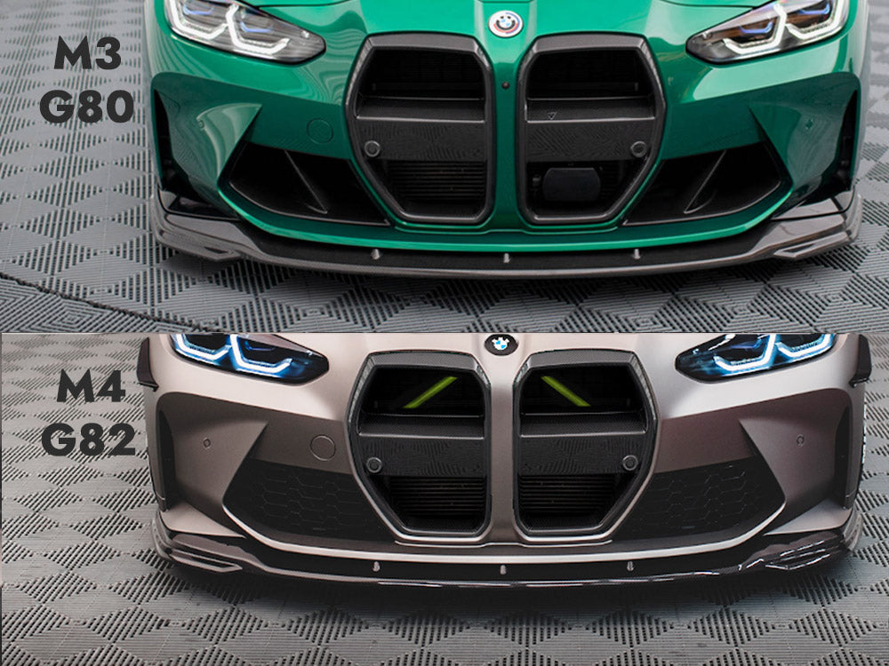 MAXTON DESIGNCARBON FIBER FRONT SPLITTER V.2 BMW M4 G82 / M3 G80