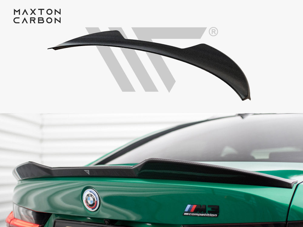 MAXTON DESIGN CARBON FIBER TAILGATE SPOILER BMW M3 G80 / M340I G20 / 3 M-PACK G20 / 3 STANDARD G20