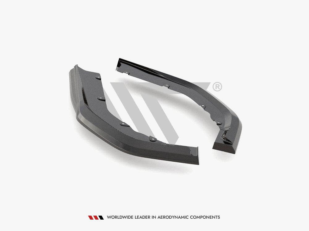 MAXTON DESIGN CARBON FIBER REAR SIDE SPLITTERS BMW M3 G80