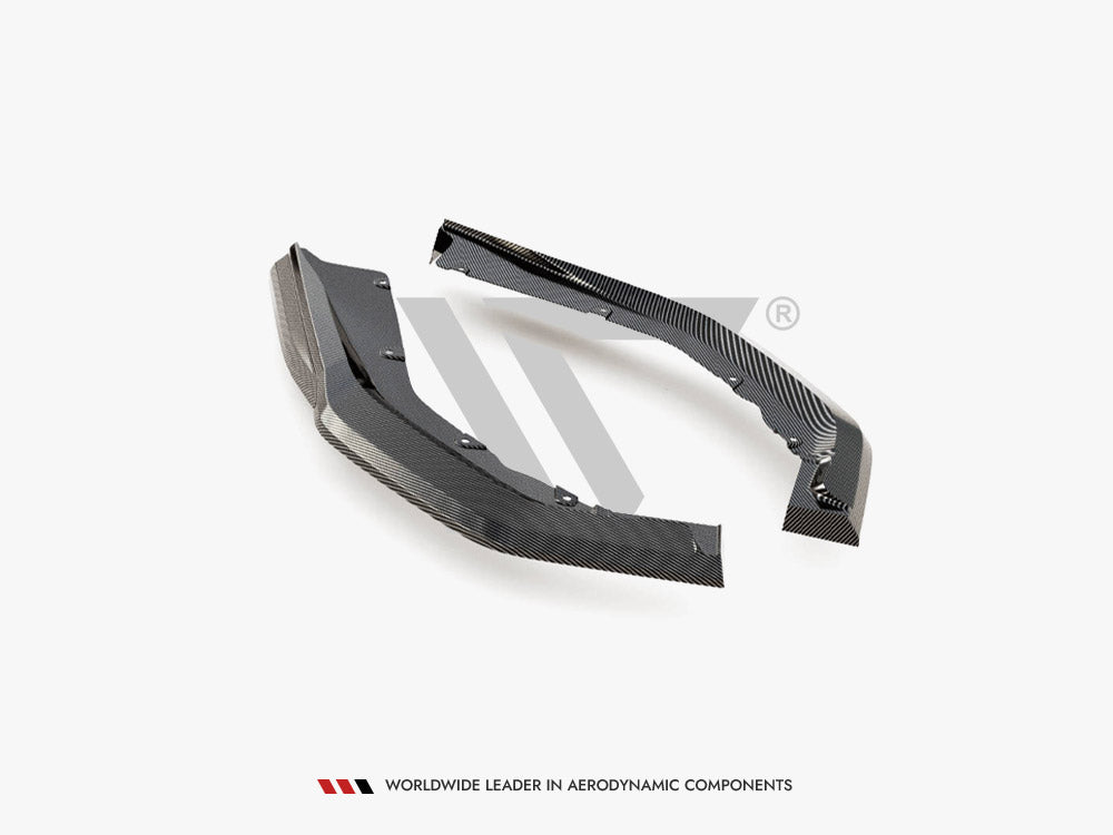 MAXTON DESIGN CARBON FIBER REAR SIDE SPLITTERS BMW M4 G82