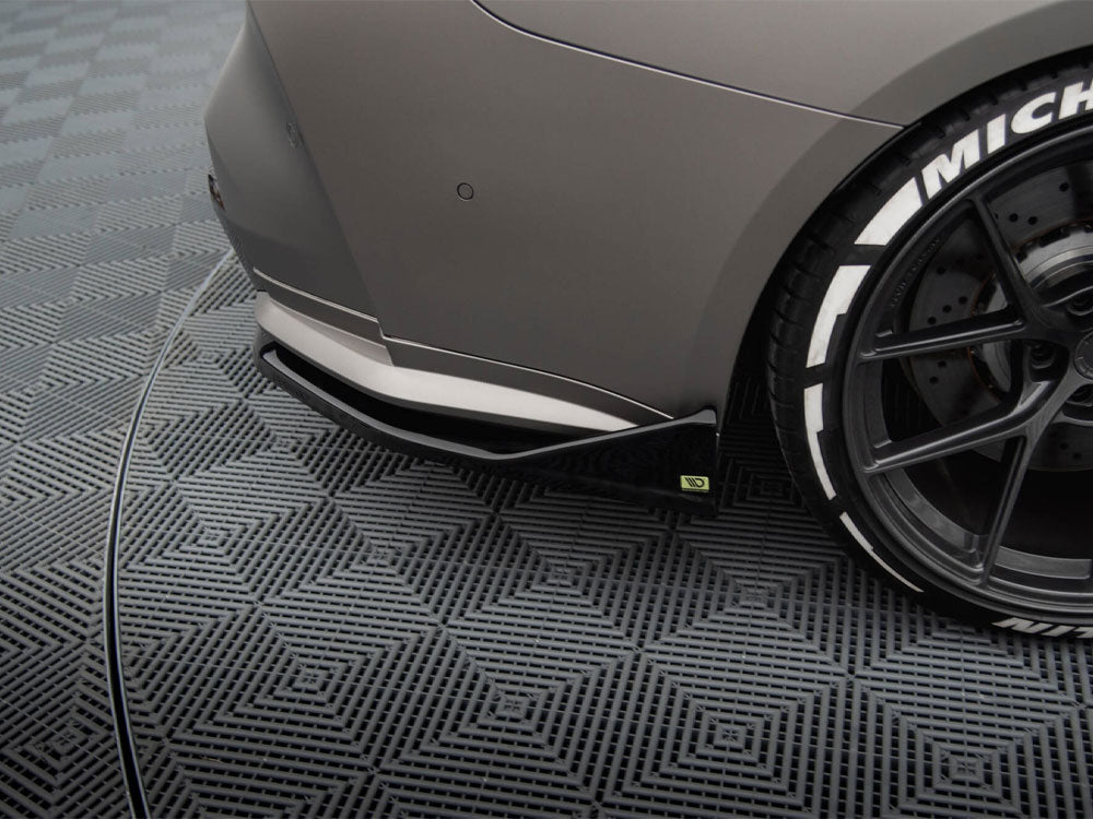 MAXTON DESIGN REAR SIDE SPLITTERS V.3 CSL LOOK BMW M4 G82