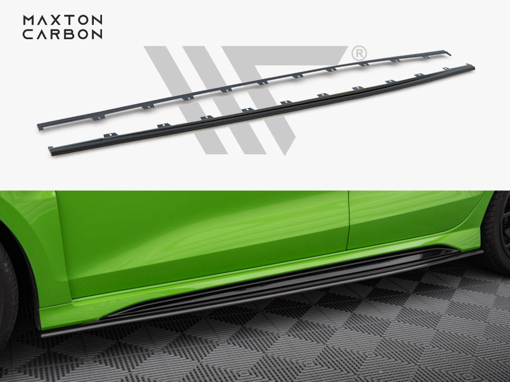 MAXTON DESIGNCARBON FIBER SIDE SKIRTS AUDI RS3 SEDAN / SPORTBACK 8Y