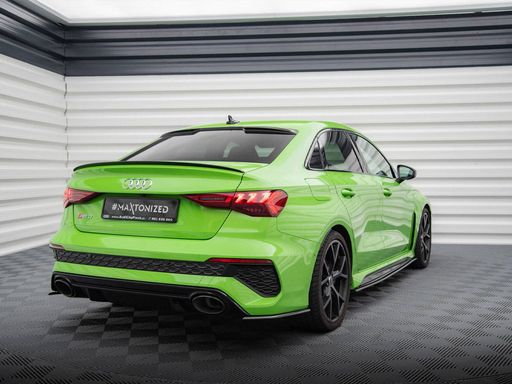 MAXTON DESIGN CARBON FIBER REAR SIDE SPLITTERS AUDI RS3 SEDAN 8Y