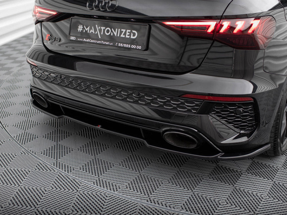 MAXTON DESIGN CENTRAL REAR SPLITTER AUDI RS3 SPORTBACK 8Y