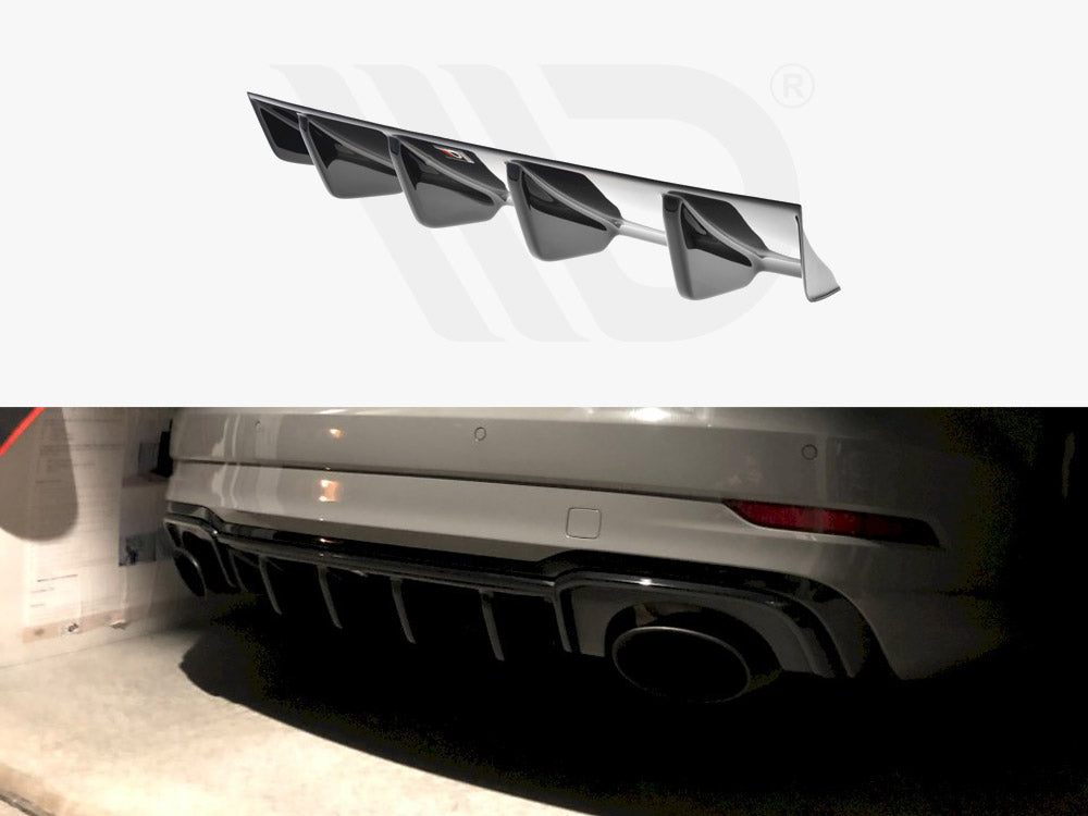 MAXTON DESIGN REAR DIFFUSER AUDI RS3 8V FACELIFT SEDAN (2017-2020)