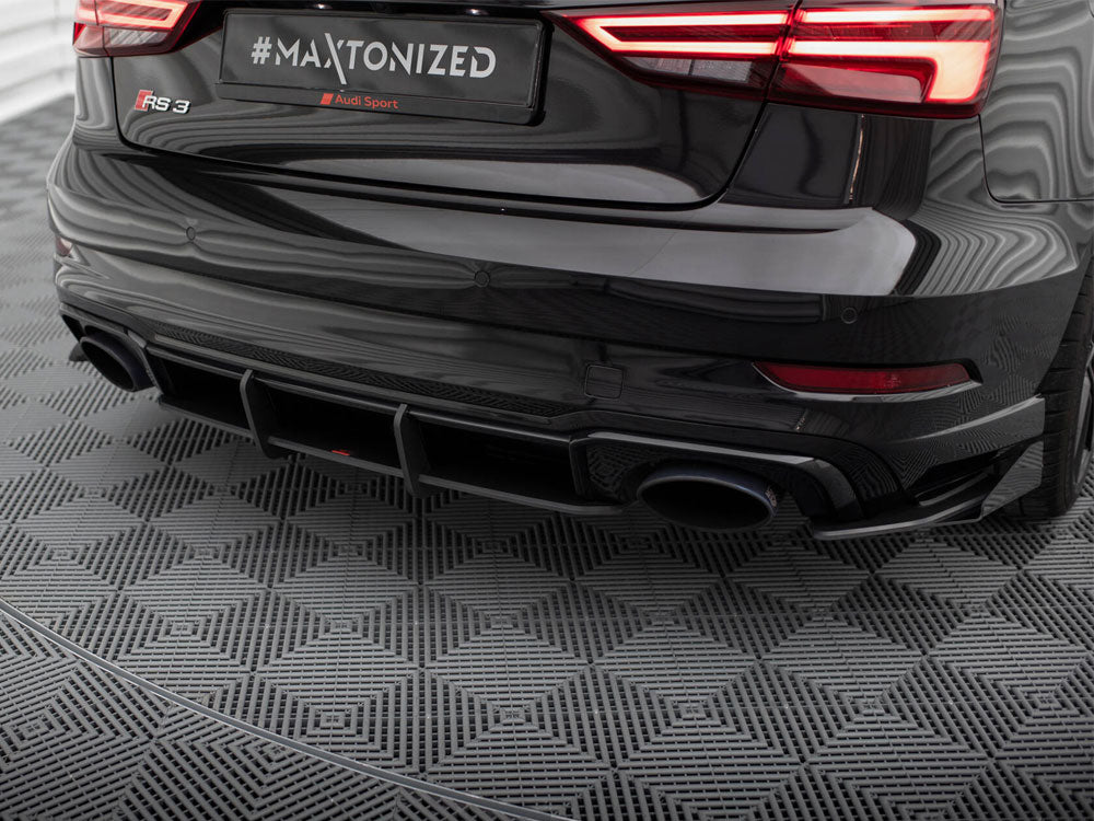 MAXTON DESIGN STREET PRO REAR DIFFUSER AUDI RS3 SEDAN 8V FACELIFT