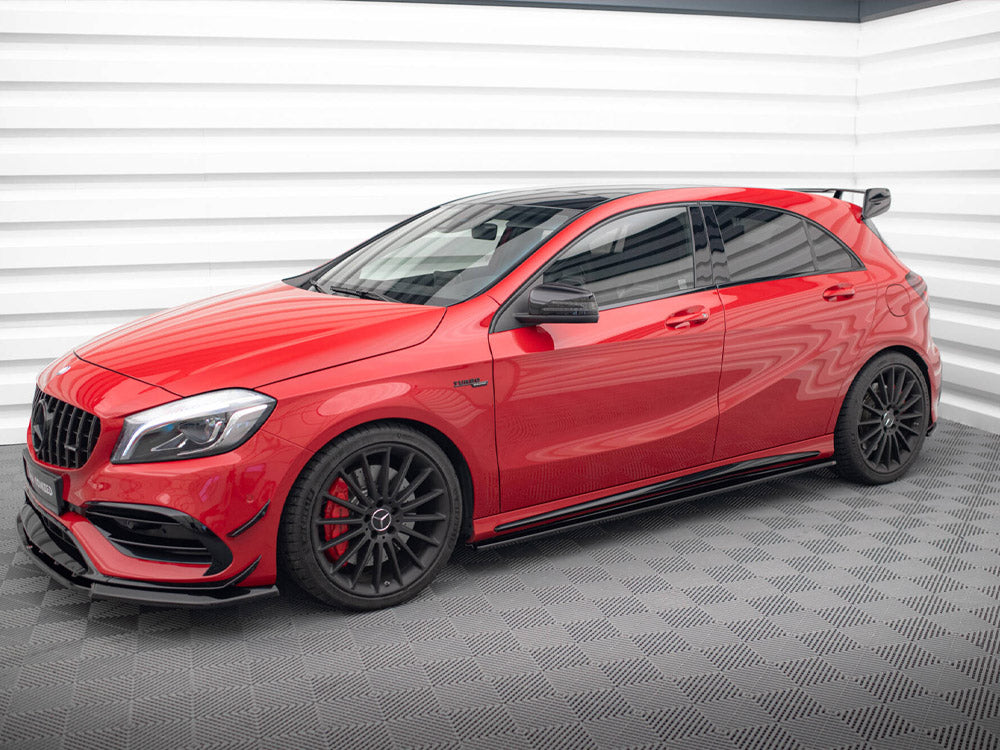 MAXTON DESIGN SIDE SKIRTS DIFFUSERS MERCEDES A W176 / CLA 117 AMG / CLA 117 AMG-LINE FACELIFT