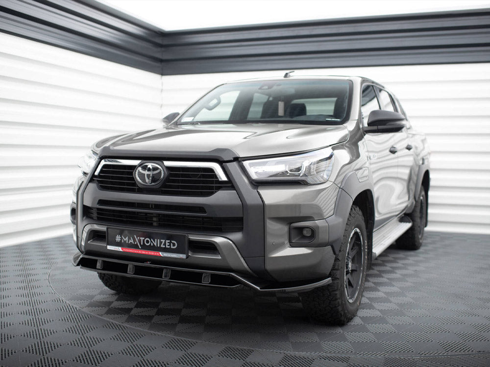 MAXTON DESIGN FRONT SPLITTER TOYOTA HILUX INVINCIBLE MK8 FACELIFT