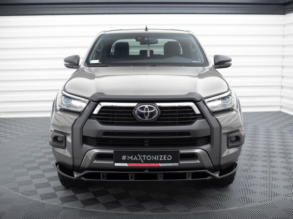 MAXTON DESIGN FRONT SPLITTER TOYOTA HILUX INVINCIBLE MK8 FACELIFT