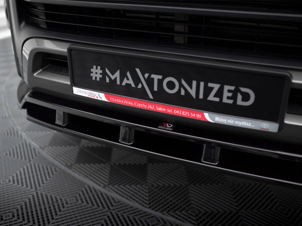 MAXTON DESIGN FRONT SPLITTER TOYOTA HILUX INVINCIBLE MK8 FACELIFT