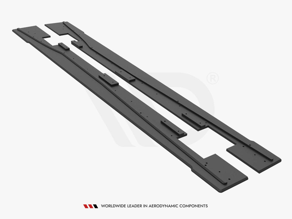 MAXTON DESIGN STREET PRO SIDE SKIRTS DIFFUSERS MERCEDES-BENZ A 45 AMG W176 FACELIFT