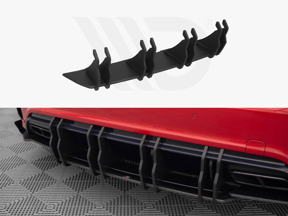 MAXTON DESIGN STREET PRO REAR DIFFUSER MERCEDES-BENZ A 45 AMG W176 FACELIFT