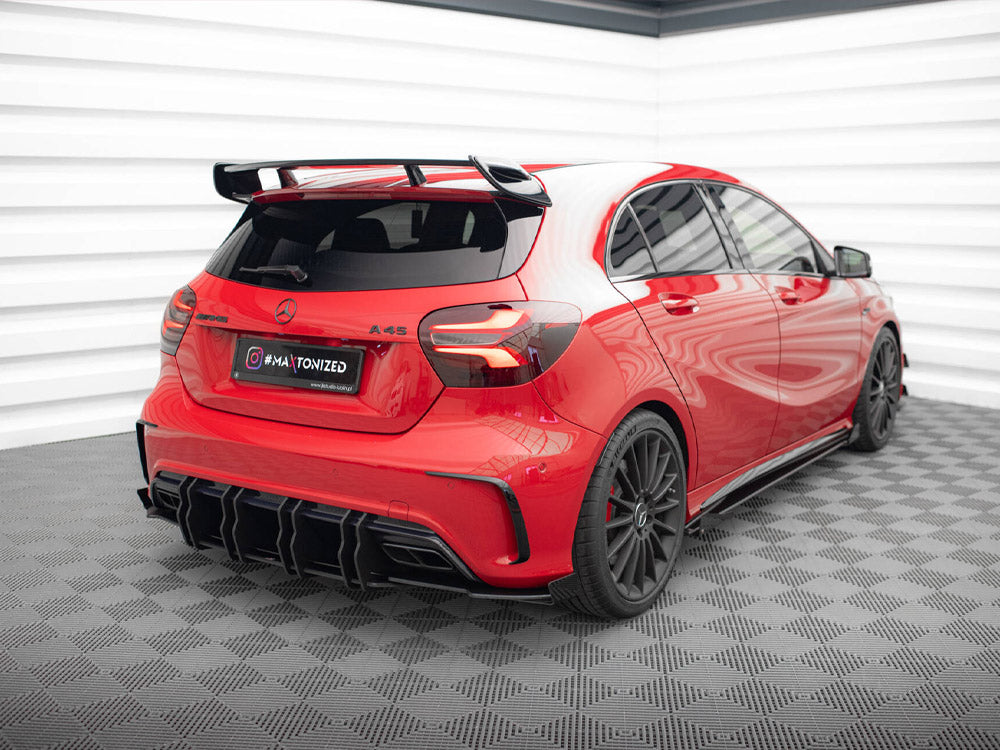 MAXTON DESIGN STREET PRO REAR DIFFUSER MERCEDES-BENZ A 45 AMG W176 FACELIFT
