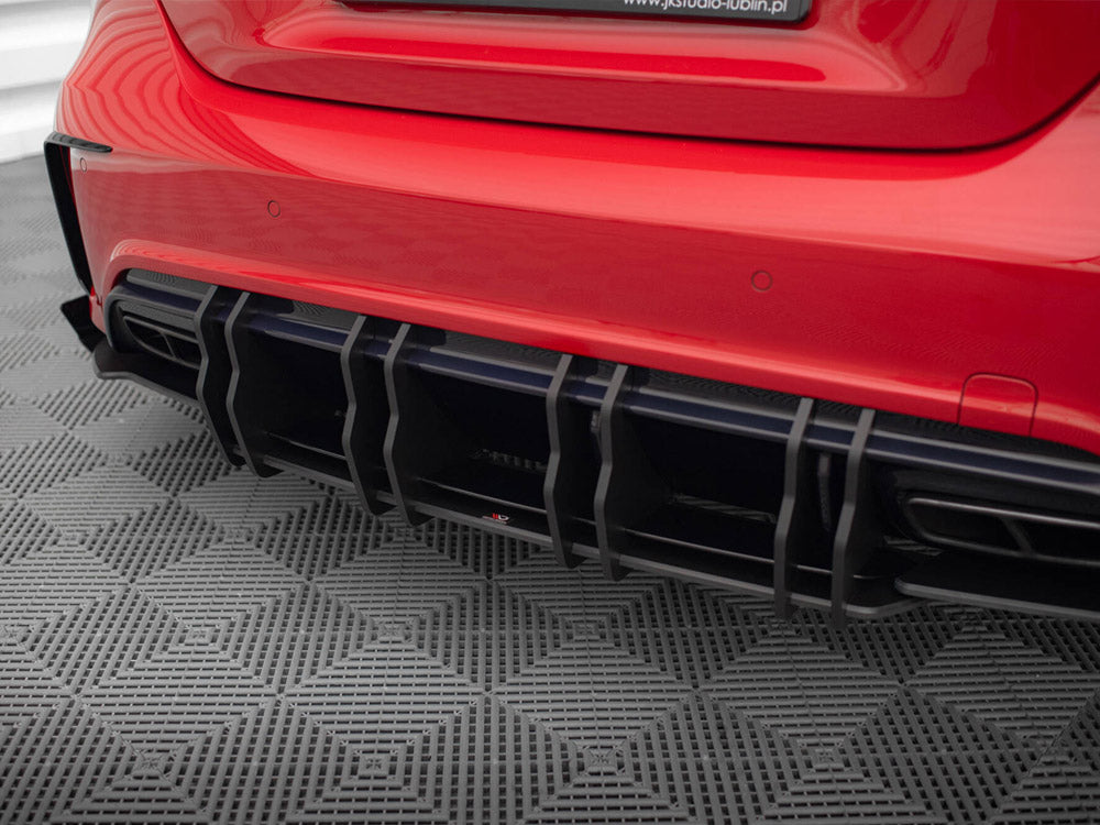 MAXTON DESIGN STREET PRO REAR DIFFUSER MERCEDES-BENZ A 45 AMG W176 FACELIFT