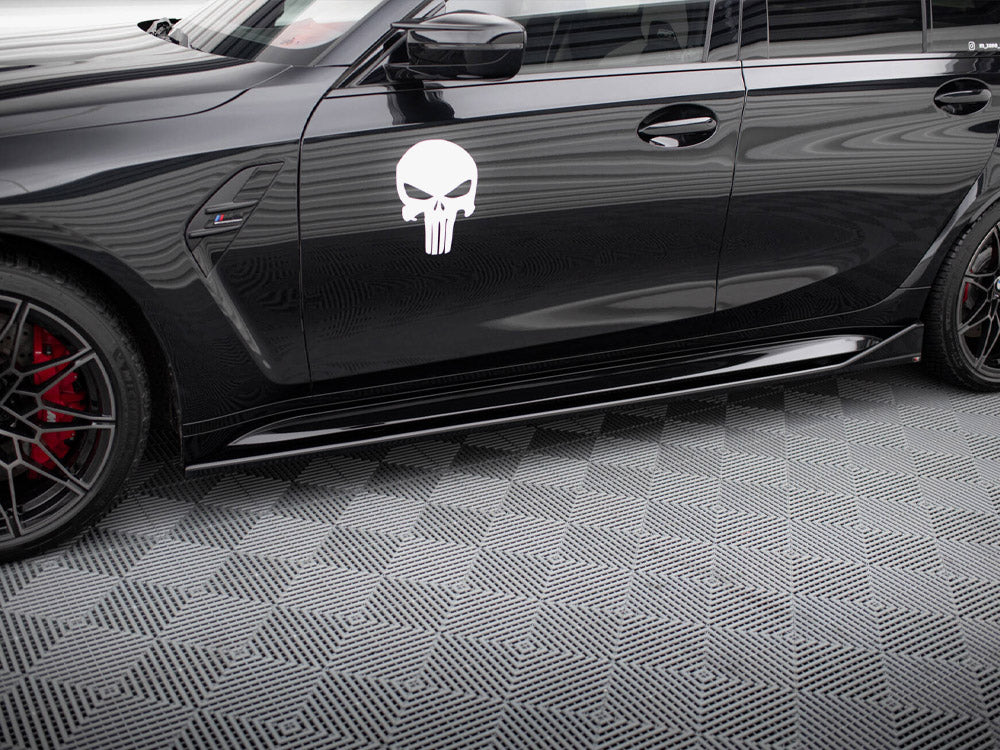 MAXTON DESIGN SIDE SKIRTS DIFFUSERS V.3 CSL LOOK BMW M3 G80