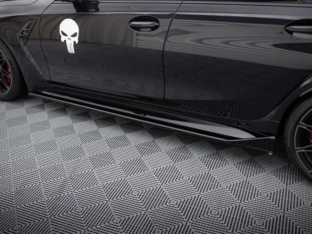 MAXTON DESIGN SIDE SKIRTS DIFFUSERS V.3 CSL LOOK BMW M3 G80