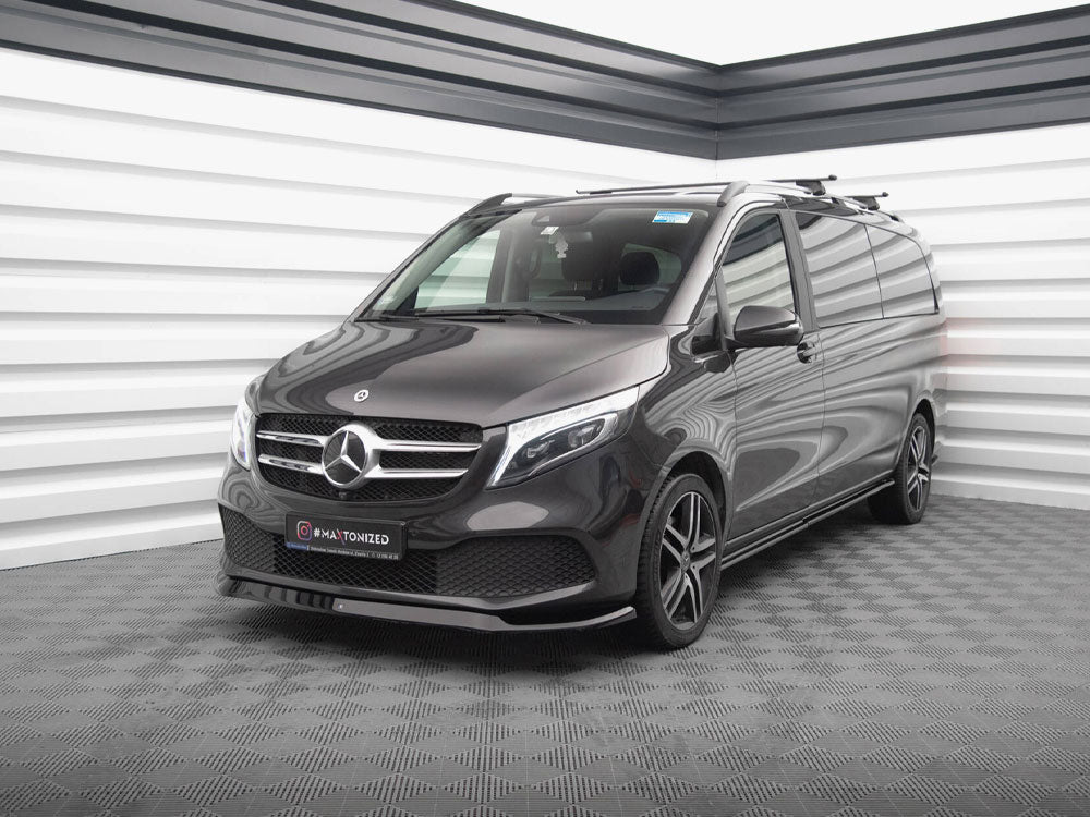 MAXTON DESIGN FRONT SPLITTER V.1 MERCEDES-BENZ V-CLASS W447 FACELIFT