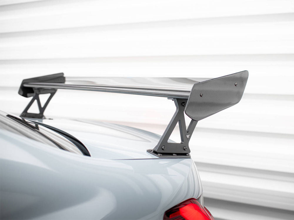 MAXTON DESIGN CARBON SPOILER WITH EXTERNAL BRACKETS UPRIGHTS + LED BMW M3 G80 / M340I G20 / 3 M-PACK G20 / 3 STANDARD G20