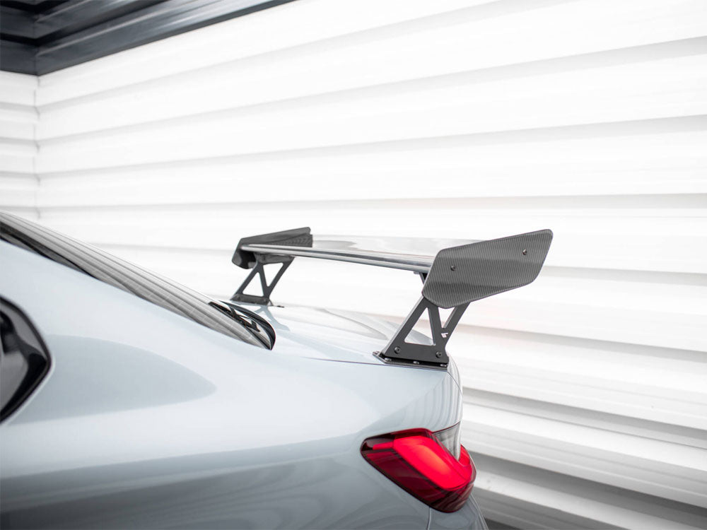 MAXTON DESIGN CARBON SPOILER WITH EXTERNAL BRACKETS UPRIGHTS + LED BMW M3 G80 / M340I G20 / 3 M-PACK G20 / 3 STANDARD G20