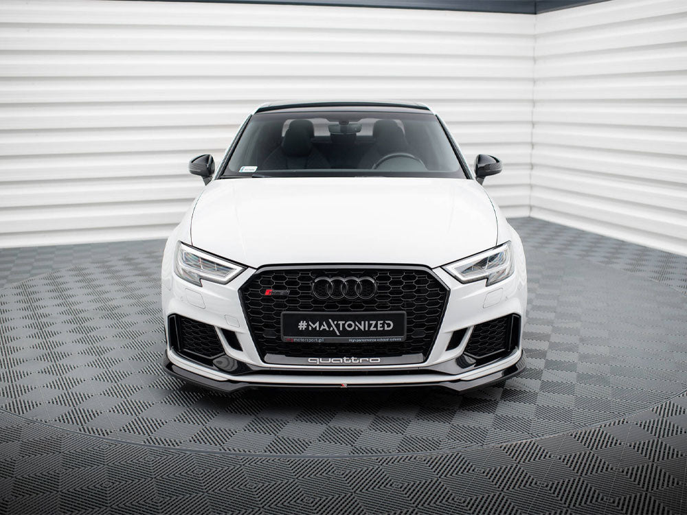 MAXTON DESIGN FRONT SPLITTER V.5 AUDI RS3 SEDAN 8V FACELIFT