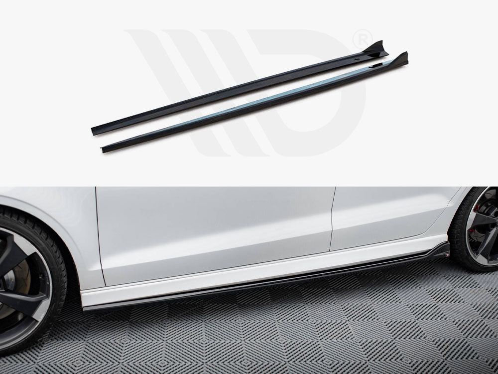 MAXTON DESIGN SIDE SKIRTS DIFFUSERS V.3 AUDI RS3 SEDAN 8V FACELIFT