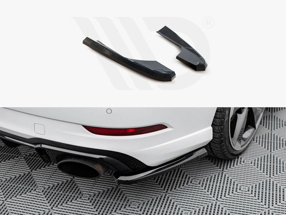 MAXTON DESIGN REAR SIDE SPLITTERS V.2 AUDI RS3 SEDAN 8V FACELIFT